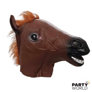 horse head latex mask