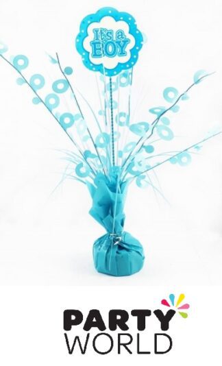 Its A Boy Blue Centrepiece Weight Table Spray Decoration
