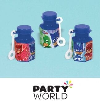 P J Masks Party Mini Bubble Favours (12pcs)