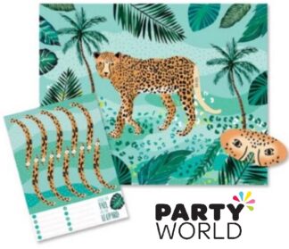 Pin The Tail On The Leopard Party Game