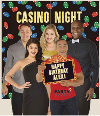 casino night backdrop
