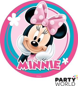 minnie mouse party edible image cake topper
