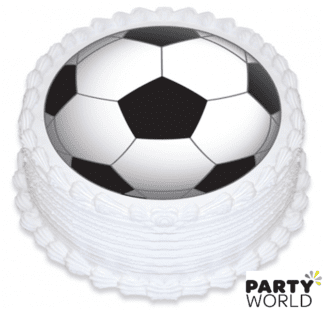 soccer ball sports party edible cake image icing image