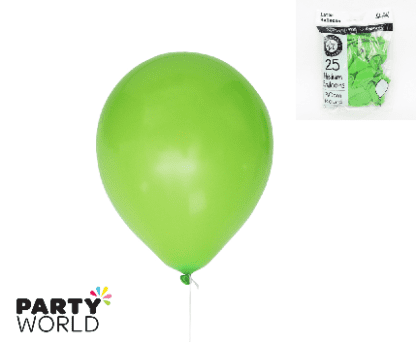 30cm latex balloons helium quality chartreuse green