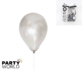 30cm latex balloons helium quality iron silver