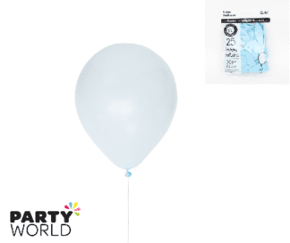 30cm latex balloons helium quality sky blue