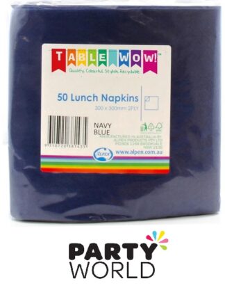 Dark Blue Party Paper Luncheon Napkins (50)