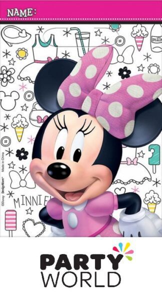 Minnie Mouse Happy Helpers Party Plastic Lootbags (8)
