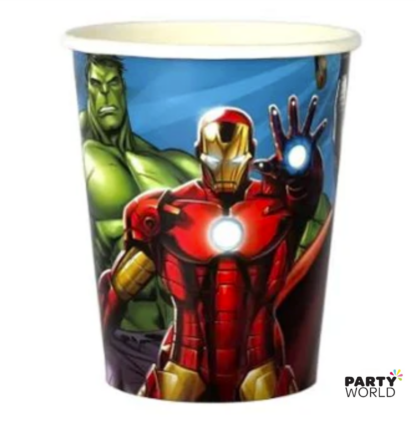 avengers paper cups