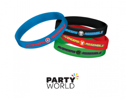 avengers party bracelets