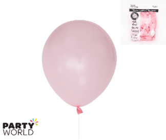 biodegradable latex balloons 30cm 25pk ballet slipper pink