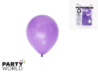 biodegradable latex balloons 30cm 25pk hot amethyst purple