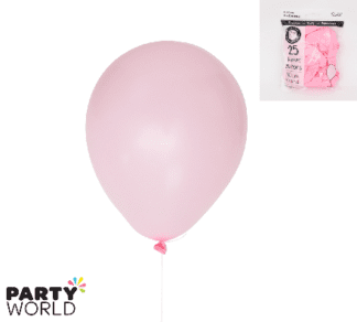 biodegradable latex balloons 30cm 25pk rouge pink