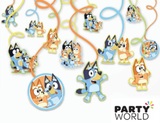bluey party hanging decorations