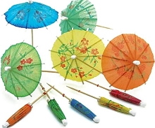 Cocktail Umbrellas, Picks & Accessories