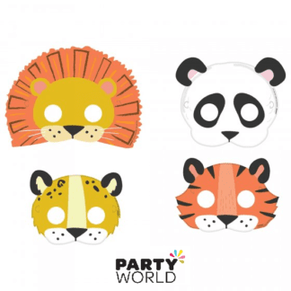 jungle party animal masks