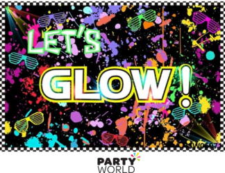 lets glow fabric backdrop