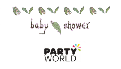 mary gibbs gumnut babies baby shower banner