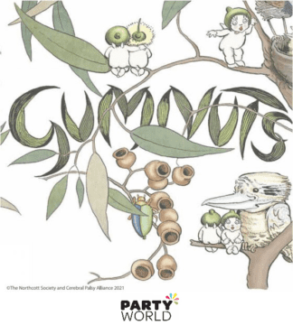 may gibbs party luncheon napkins gumnuts