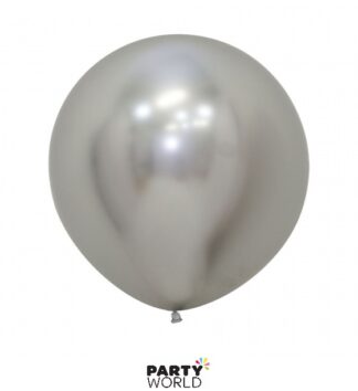 reflex silver 60cm baloons 24inch