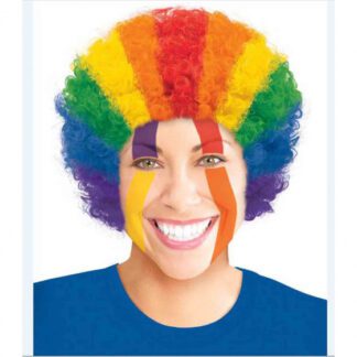 Rainbow Afro Curly Wig