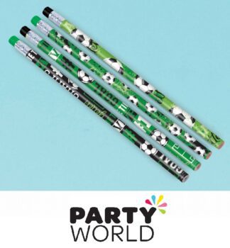 Soccer Party Favours - Assorted Pencils (8pk)