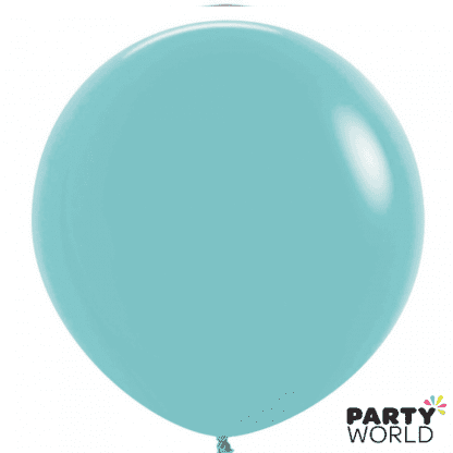 fashion aquamarine teal latex balloon large 60cm