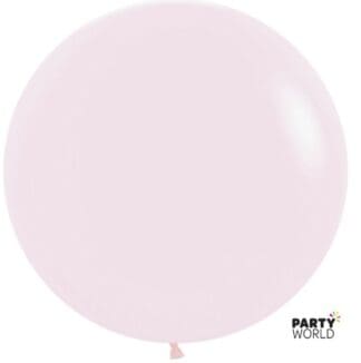 pink large balloons