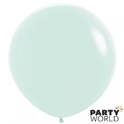 sempertex matte green pastel latex balloon