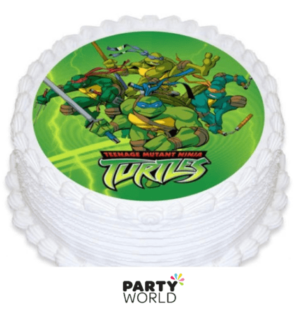 teenage mutant ninja turtles tmnt edible cake image