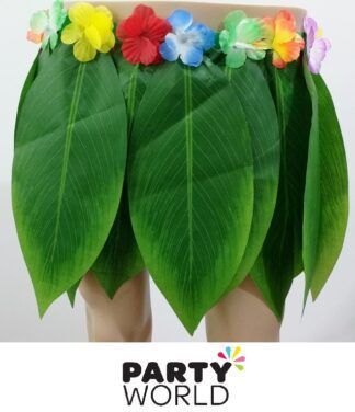 Tropical Palm Leaf Hula Skirt Small to Medium - Adult size