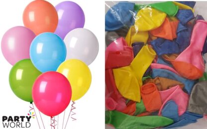 assorted latex balloons