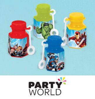 Avengers Epic Party Mini Bubble Bottles (12pk)