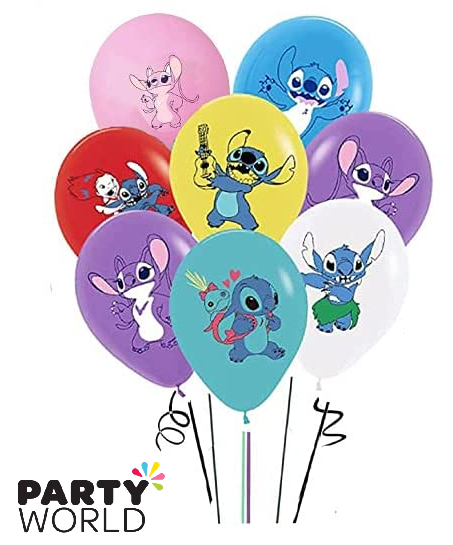 Lilo & Stitch Assorted Latex Balloons 30cm (6cs)