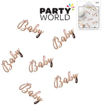 Baby Rose Gold Large Foil Scatters