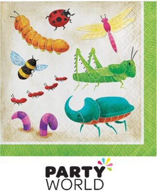 Birthday Bugs Party Paper Beverage Napkins (16)