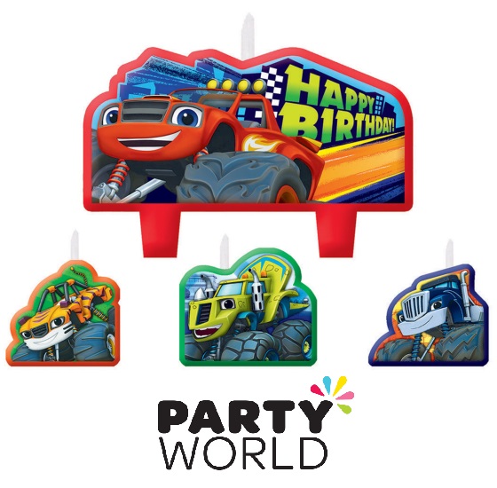 Blaze And The Monster Machines Birthday Candle Set | Party World