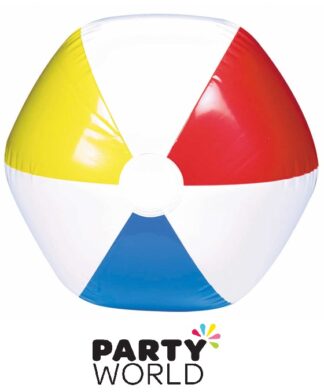 Inflatable Beach Ball Primary Colours 33cm