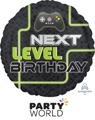 Level Up Next Level Birthday Party Foil Balloon
