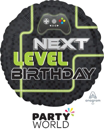 Level Up Next Level Birthday Party Foil Balloon
