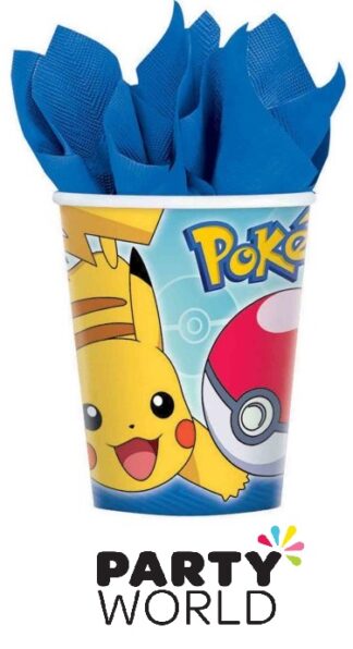 Pokemon Core Party Paper 9oz Cups (8)
