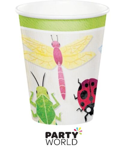 birthday bugs paper cups