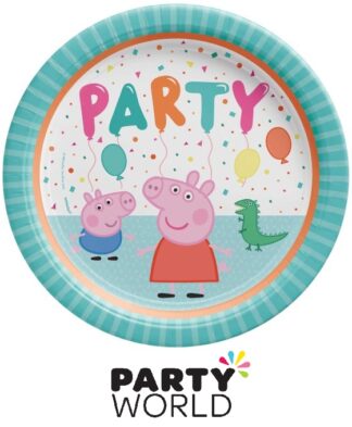 Peppa Pig Party Paper Plates 9inch (8pk)