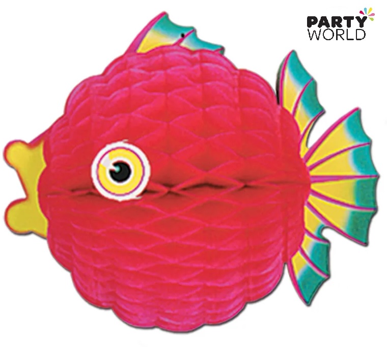 Tropical Bubble Fish Party Tissue Hanging Decoration