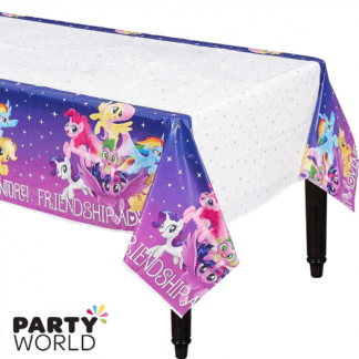 my little pony plastic tablecover
