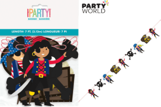 pirate party garland hanging decoration
