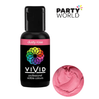 vivid professional edible colour food gel cake colouring - dusty rose