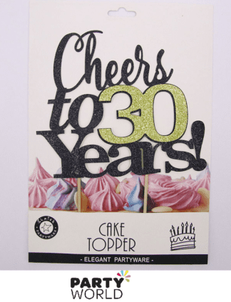30th birthday cake topper