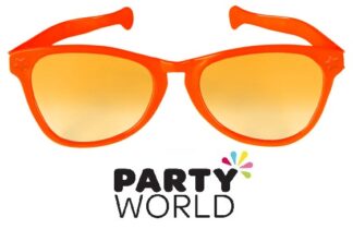 Jumbo Orange Party Novelty Sunglasses