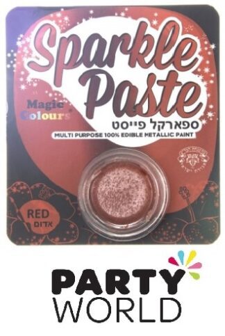 Sparkle Edible Metallic Paste - Red (8g)
